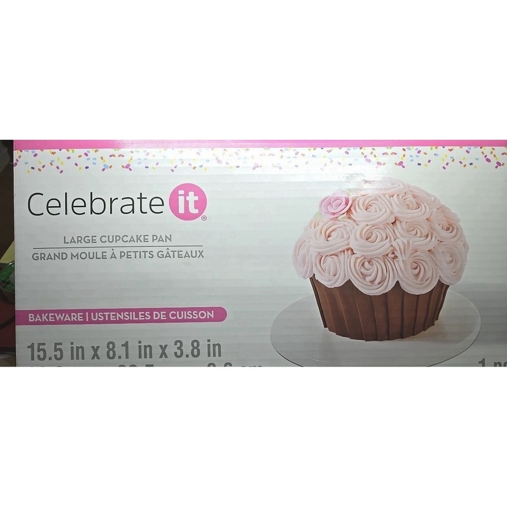 Giant Nonstick Cupcake Pan - Brand New In Box by CELEBRATE IT
